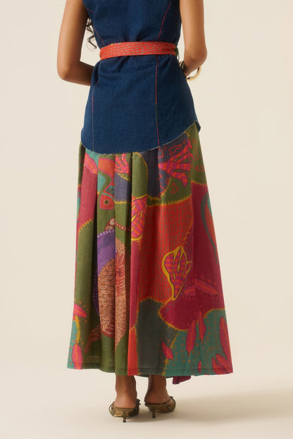 Forest Mosaic Skirt Set