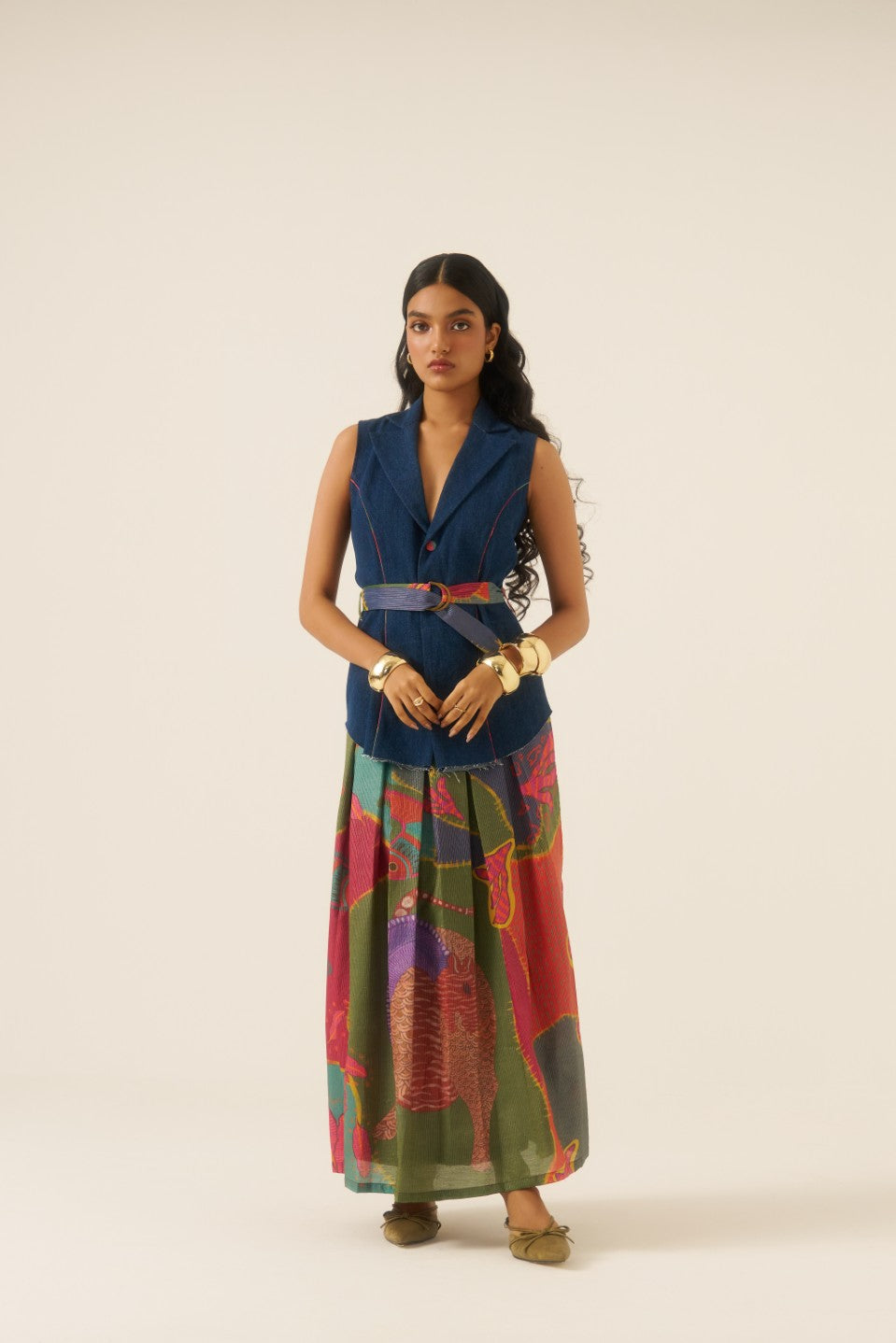 Forest Mosaic Skirt Set